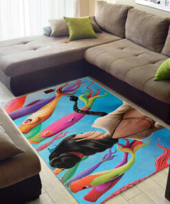 Wind Chime Koi Fish Rug