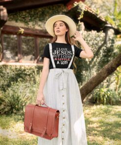 I Love Jesus But i Cuss A Lot Shirt