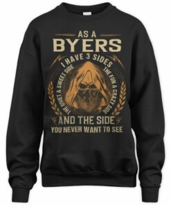 As A Byers Name I have 3 Sides T Shirt