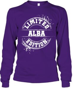 Limited Edition Alba Name T Shirt