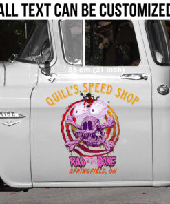 Fink Rad To The Bone Decals For Car Door