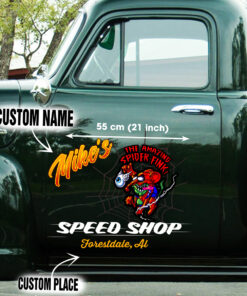 Spider Fink Vinyl Decals For Car Door