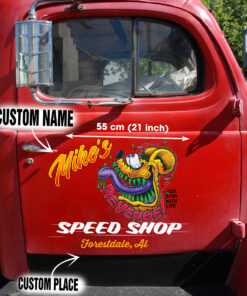 Revenge Get Even With Life Rat Fink Car Door Decals