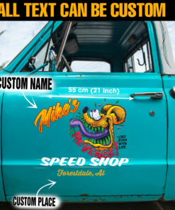 Revenge Get Even With Life Rat Fink Car Door Decals