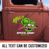 Personalized Speed Shop Rat Fink Face Vinyl Stickers