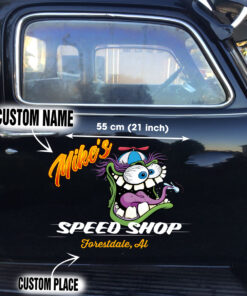 Rat Fink Door Art Decals