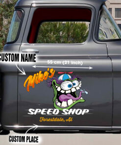 Rat Fink Door Art Decals