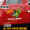 Rat Fink Vinyl Lettering Decal For Cars