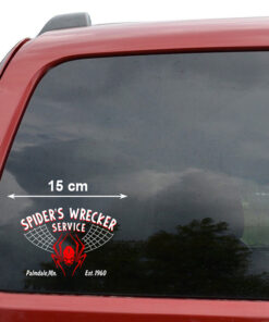 Personalized Hot Rod Car's Door Art Spider Decals