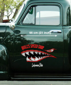 Ww2 Nose Art Warhawk Shark Teeth Hot Rod Vinyl Decals For Cars