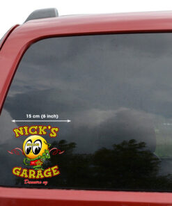 Hot Rod Garage Mooneyes Rat Fink Decals