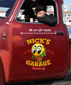 Hot Rod Garage Mooneyes Rat Fink Decals