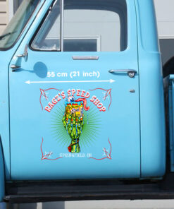 Vintage Truck Door Lettering Rat Fink Paint Vinyl Decals