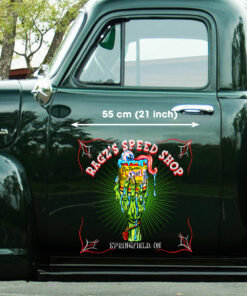 Vintage Truck Door Lettering Rat Fink Paint Vinyl Decals