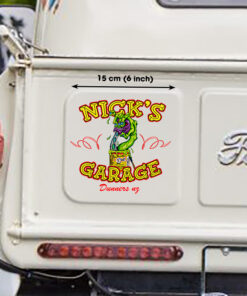Rat Fink Monster Shifter Hot Rod Garage Vinyl Stickers