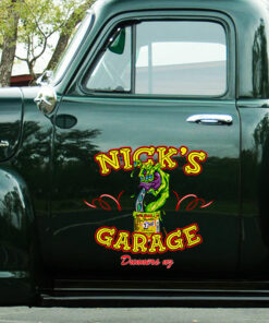 Rat Fink Monster Shifter Hot Rod Garage Vinyl Stickers