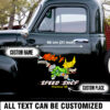 Funny Personalized Rat Fink Vinyl Stickers For Truck, Lowrider, Hot Rod Cars