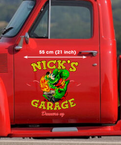 Old School Hot Rod Pinstripe Rat Fink Stickers Vinyl Decals For Cars