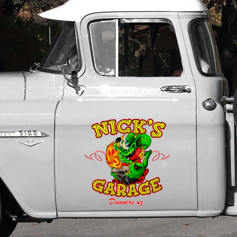 Old School Hot Rod Pinstripe Rat Fink Stickers Vinyl Decals For Cars