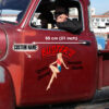 Pack 2 Of Large Custom Old School Hot Rod Pin Up Girl Stickers