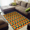 70s Retro Vintage Style Area Rug
