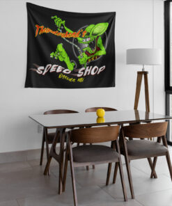 Personalized Rat Fink Hot Rod Tapestry