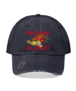 Mr. Horsepower In Speed We Trust Hot Rod Trucker Hats
