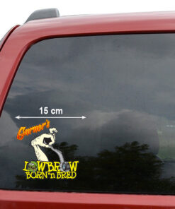 Lowbrow Born And Bred Rat Fink Hot Rod Vinyl Decals For Car