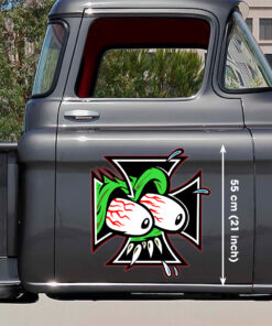 Rat Fink Hot Rod Monster Truck Window Stickers For Guys