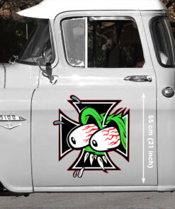 Rat Fink Hot Rod Monster Truck Window Stickers For Guys