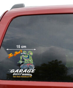 Personalized Rat Fink Outdoor Vinyl Graphict Decals For Car Side Door Window Set 2 Pcs