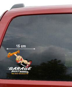 Grinding Gears Hot Rod Car Side Graphics Decals Set 2 Pcs