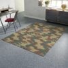 Katanga Brushstroke Rug Camouflage Pattern Rug