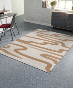BrushStroke Rug Mid Century Modern Rug