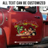Custom Rat Fink And Pinup Girl Vinyl Decals Door Art For Rat Rod Cars