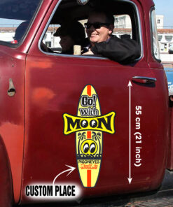 Personalized Go With Moon Eyes Decals For Car Set 2 Pcs