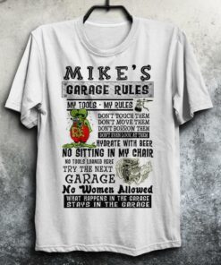 Personalized Garage Rules Rat Fink Shirt