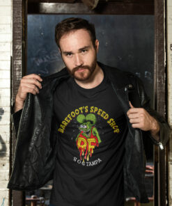 Custom Name And Place Hot Rod Rat Fink T Shirt