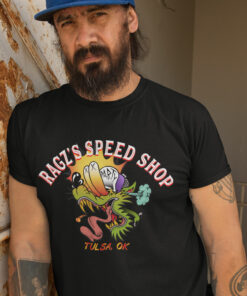 Custom Name And Place Speed Shop Rat Fink T-shirts