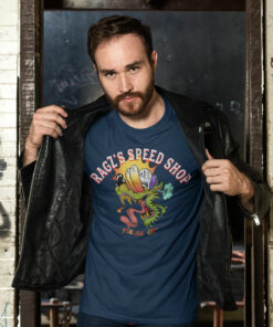Custom Name And Place Speed Shop Rat Fink T-shirts