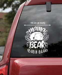 Mama Bear Baby Bear Best Vinyl For Car Side Decals Graphics