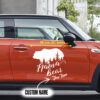 Mama Bear Forest Mom Car's Side And Window Stickers