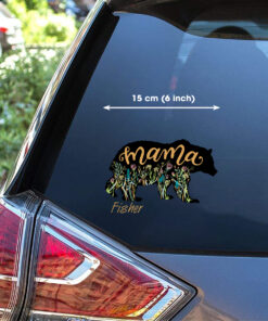 Funny Mama Bear Decals For Car