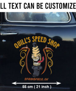 Spark Plug Pinstripe Side Vinyl Wrap Decals For Cars