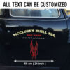 Personalized Pinstripe Side Decals For Cars