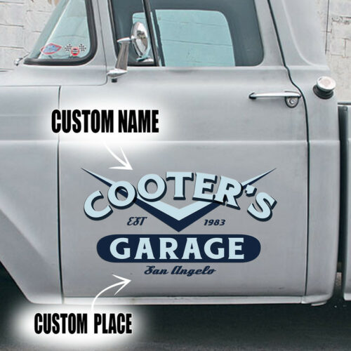 Custom V8 Vinyl Pinstriping Decal For Car's Door And Windows Best Car