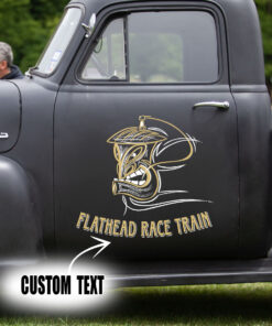 Hot Rod Garage Pinstripe Big Car Vinyl Graphict Stickers