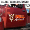 V8 Auto Part Custom Door Car Decals