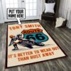 Custom Route 66 Rug It's Better To Wear Out Than Rust Away