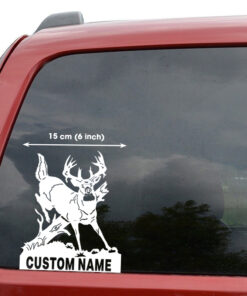 Large Custom Name Deer Hunting Vinyl Decals